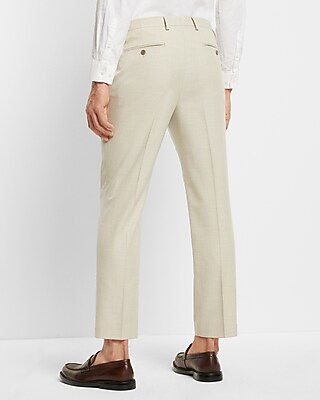 men's slim fit khaki dress pants Motion Pant Tailored A touch of stretch in these Slim Fit Brown Archer Suit Separate Pants will add comfort and ease of movement Andria Slim Fit Pants 