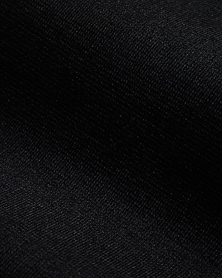 Classic Black Stretch Cotton-Blend Suit Pant