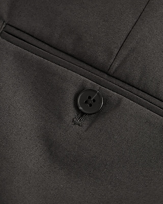 Slim Dark Gray Cotton-Blend Suit Pant