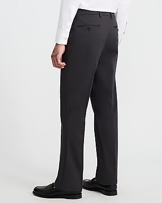 Slim Dark Gray Cotton-Blend Suit Pant