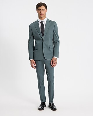 express men's slim fit dress pants Slim White Suit Pant