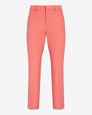 Slim Coral Wool-blend Modern Tech Suit Pant | Express display picture 1