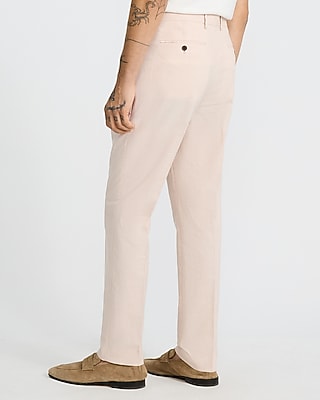 Extra Slim Linen-Blend Striped Suit Pant