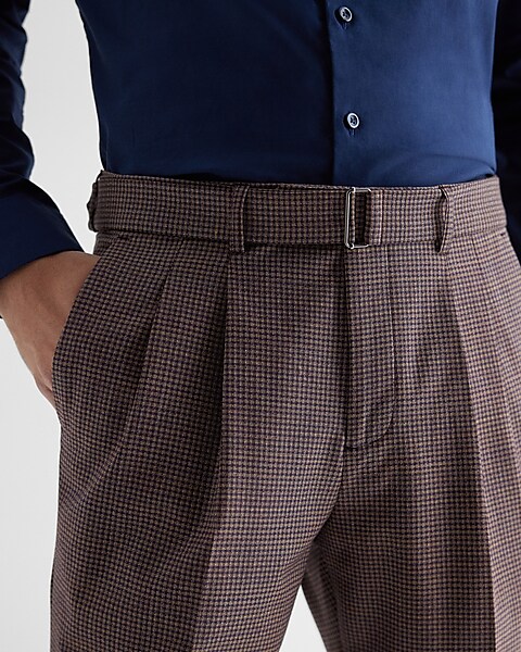 GAP womens Plaid gray suit type Skirt 2 button, pockets belt loops