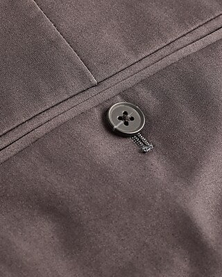 Extra Slim Slate Gray Stretch Cotton Suit Pant