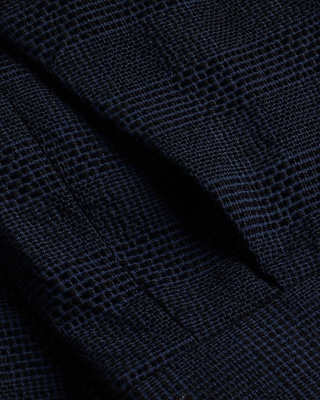Slim Plaid Seersucker Suit Pant