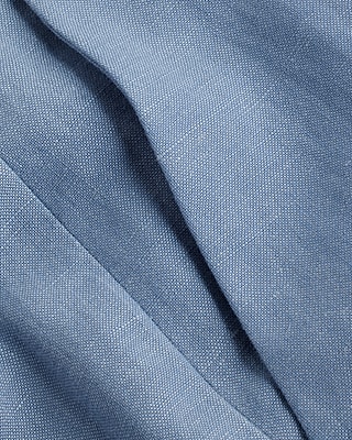 Extra Slim Light Blue Linen-Cotton Blend Suit Pant