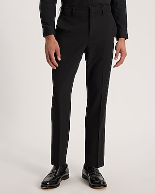 Slim Black Stretch Suit Pant | Express