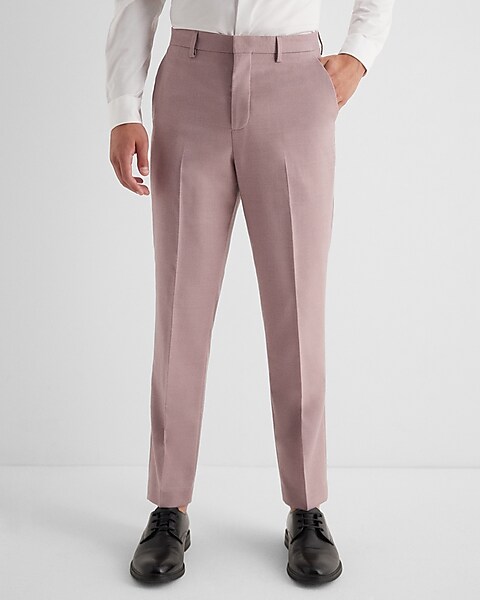Skinny Light Pink Suit Pants