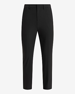 Slim Black Washable Everyday Performance Suit Pant