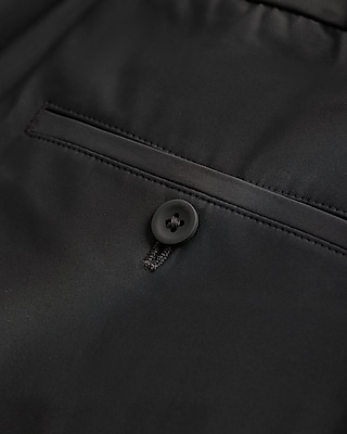 Slim Black Washable Everyday Performance Suit Pant