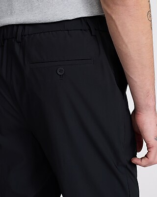 Slim Black Washable Everyday Performance Suit Pant