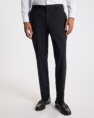 Slim Black Everyday Performance Suit Pant