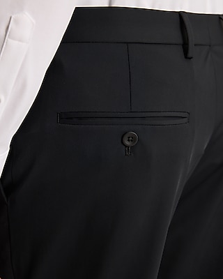 Slim Black Everyday Performance Suit Pant