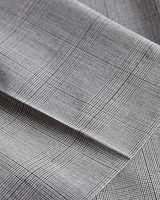 Slim Gray Plaid Everyday Performance Suit Pant