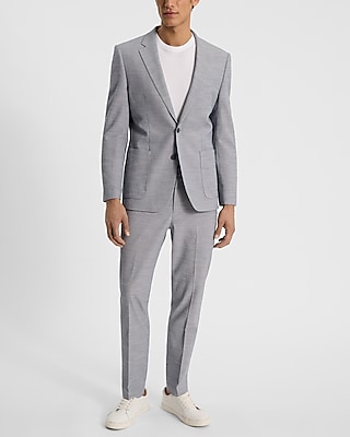 Extra Slim Striped Seersucker Cotton-Blend Suit Pant