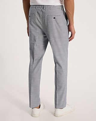 Extra Slim Striped Seersucker Cotton-Blend Suit Pant