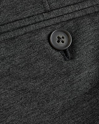 Slim Charcoal Gray Knit Suit Pant - image 5