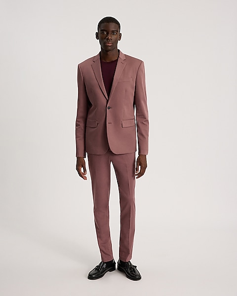 pink dress pants Slim Light Wool-blend Modern Tech Suit Pant Pintuck Front35 Inseam95% Polyester 5% SpandexImportedAvailable In Plus Sizes Dusty Pink Suit Pants |