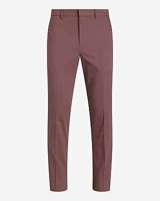 Extra Slim Dusty Pink Stretch Cotton-blend Suit Pant | Express