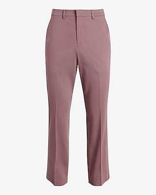 Slim Dusty Pink Cotton-Blend Suit Pant