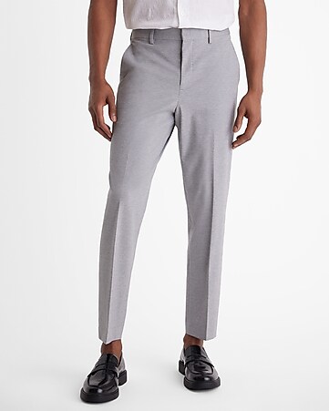 Slim-fit cotton suit pants - Men