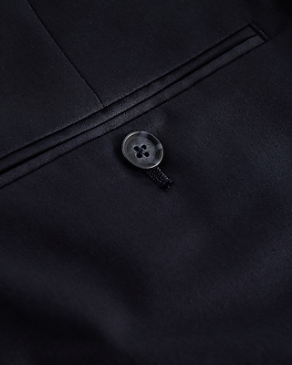 Slim Dark Navy Cotton-Blend Suit Pant