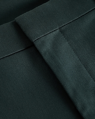 Slim Dark Green Cotton-Blend Suit Pant