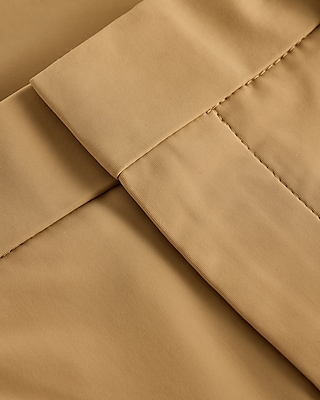 Slim Khaki Washable Everyday Performance Hybrid Elastic Waist Suit Pant