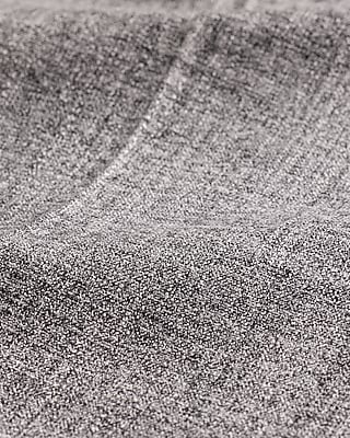 Relaxed Pleated Heather Grey Suit Pant