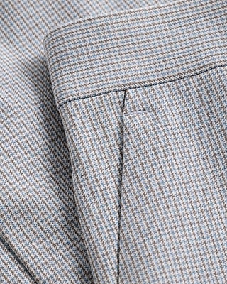 Slim Houndstooth Stretch Suit Pant