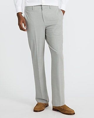 Slim Houndstooth Stretch Suit Pant