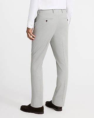 Slim Houndstooth Stretch Suit Pant
