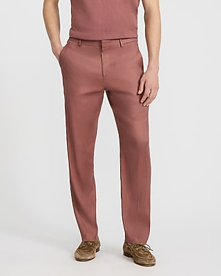 Classic Cognac Dusk Linen-blend Suit Jacket | Express