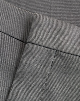 Classic Blue Linen-Blend Suit Pant