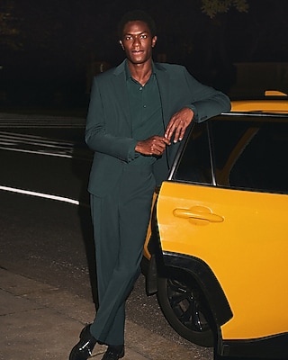 mens dark green dress pants Men's how to style green pants men