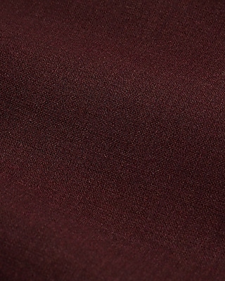 Classic Burgundy Wool-Blend Modern Tech Suit Pant