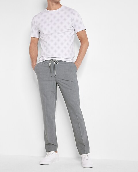 T&S Men's Formal Pants Grey textured, Slim Fit at Rs 800 in Etah