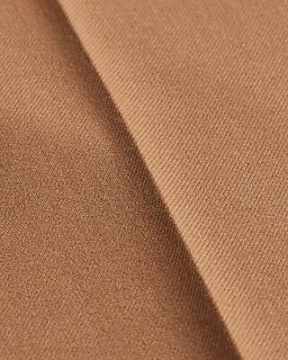 Extra Slim Solid Camel Flannel Suit Pant