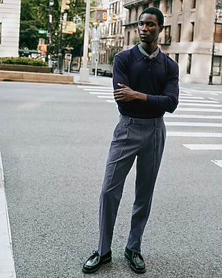 dress shirt for blue pants Men's easter24 Black Tie Dress Code STYLE:A05263010 The fit is built