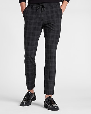 checkered business pants