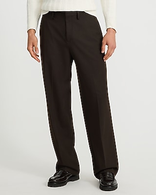 Baggy Dark Brown Dress Pant