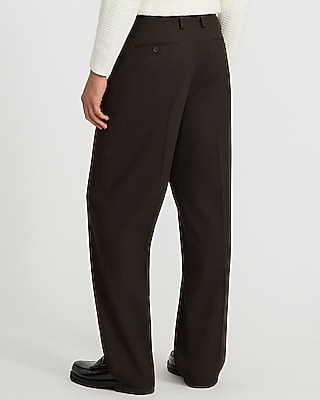 Baggy Dark Brown Dress Pant
