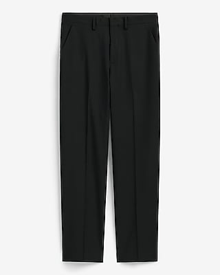 Baggy Black Stretch Dress Pant