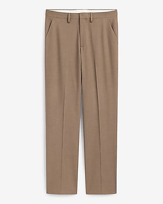 Baggy Mocha Stretch Dress Pant