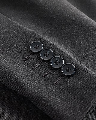 Slim Dark Gray Stretch Suit Jacket