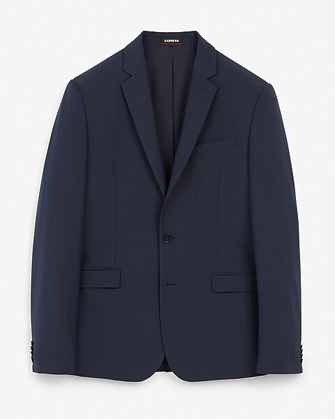 Men - Blue Regular Fit Jacket - Size: 44r - H&M