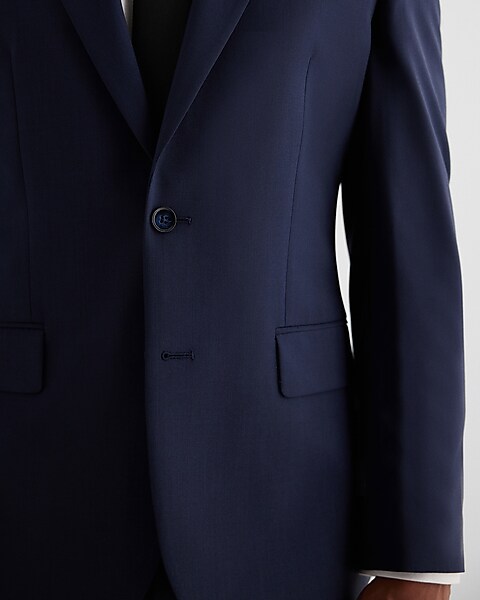 Navy blue suit jacket