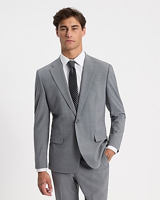 Prosper texture Commander grey suit jacket on time napkin hat