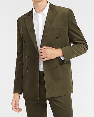 double breasted corduroy coat